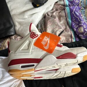 Nike SB White and Red High-Tops